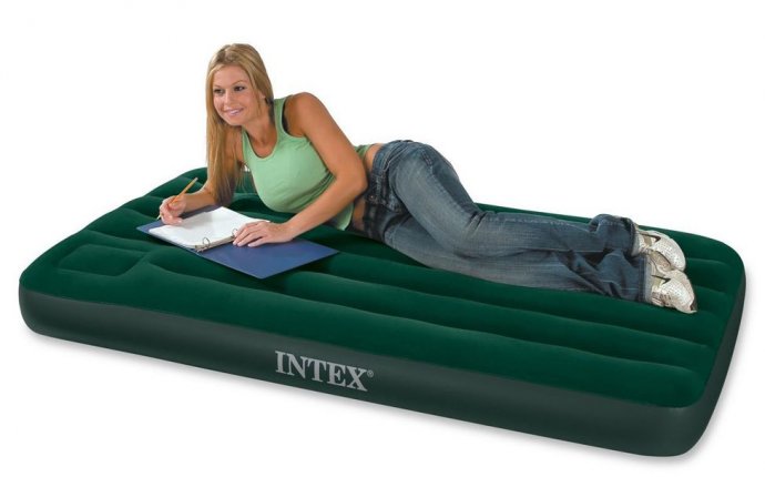 Купить надувной матрас для сна INTEX, спальные надувные матрасы в
