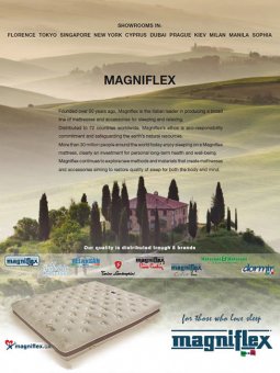 Матрасы Magniflex для отелей, гостиниц, SPA-салонов.